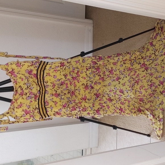 For Love and Lemons Maison Floral Maxi Dress Medium - Picture 7 of 14